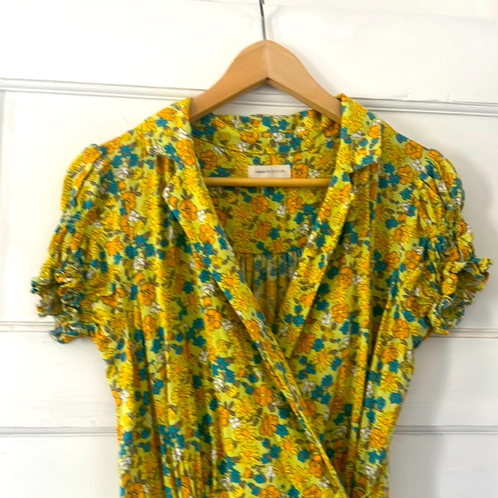 1970s maxi wrap dress